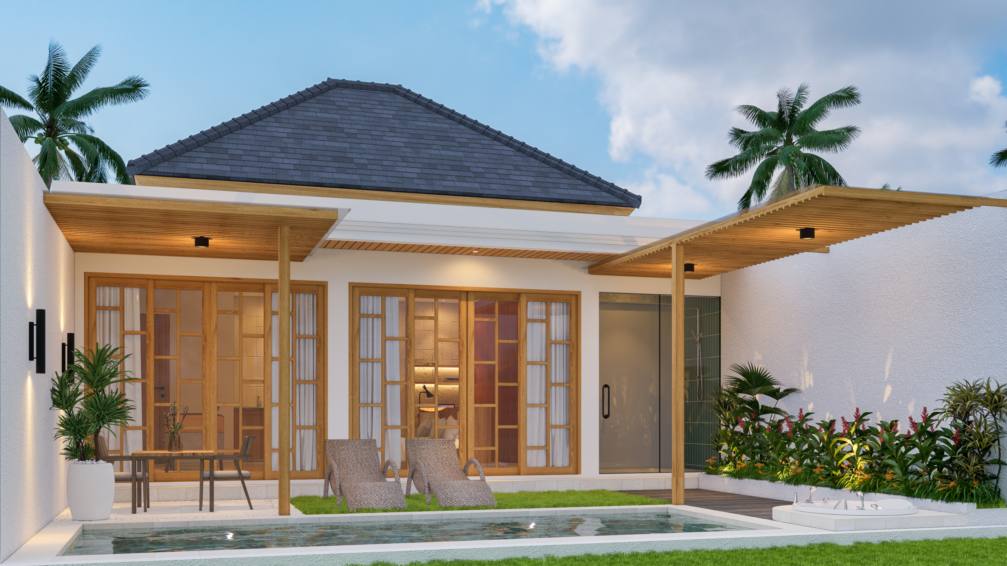 Kaika Villa Modern Architecture in Ubud Jungle